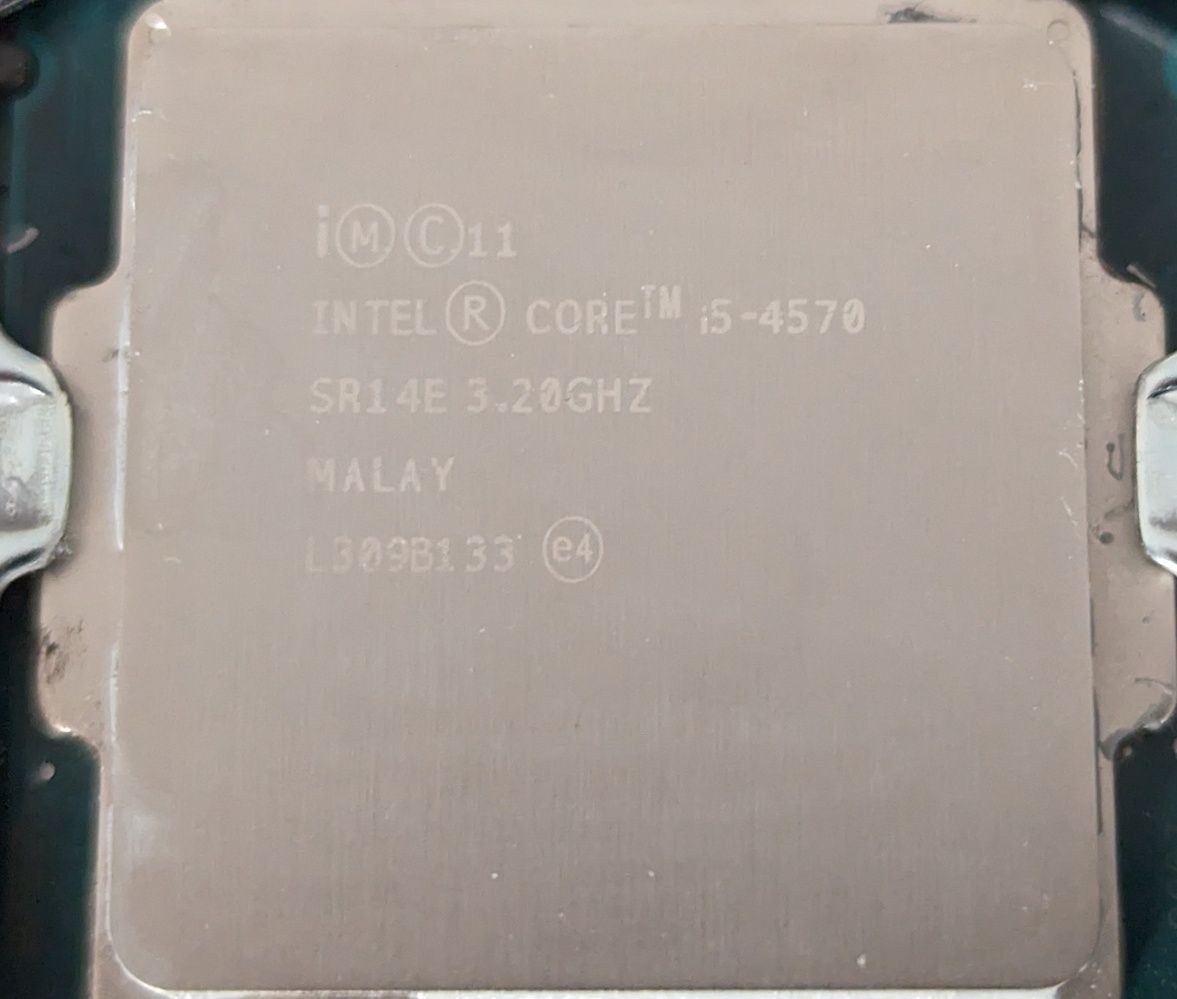 Zestaw płyta główna MSI b85-g43 procesor i5-4570, 12gb ram ballistix