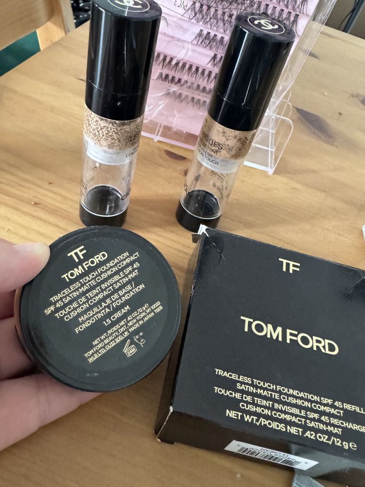 Podklady chanel i tom ford podkład do makijażu zestaw