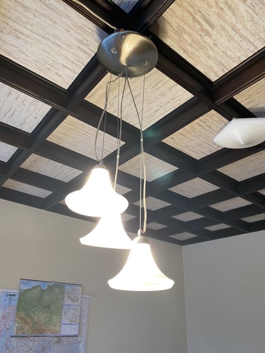 Lampa zwis z 3 kloszami
