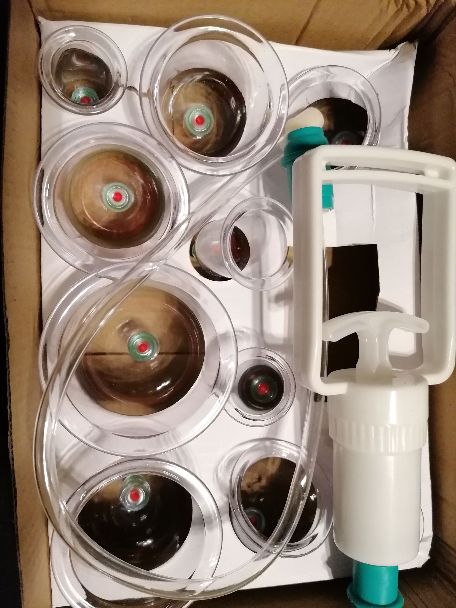 Kit  de  6  Ventosas + Bomba