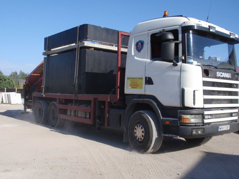 10m3 dwukomorowy zbiornik betonowy na ścieki wodę gnojowicę deszczówkę