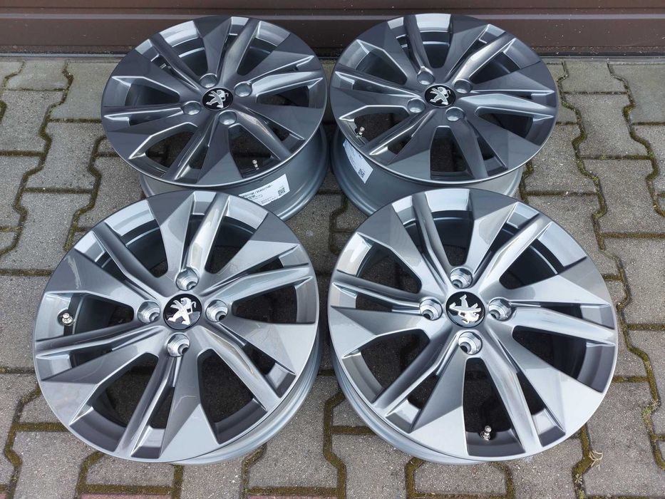16x6.5J et32 4x108 Peugeot 207, 208, 2008, Citroen C3 C4 Berlingo, DS3