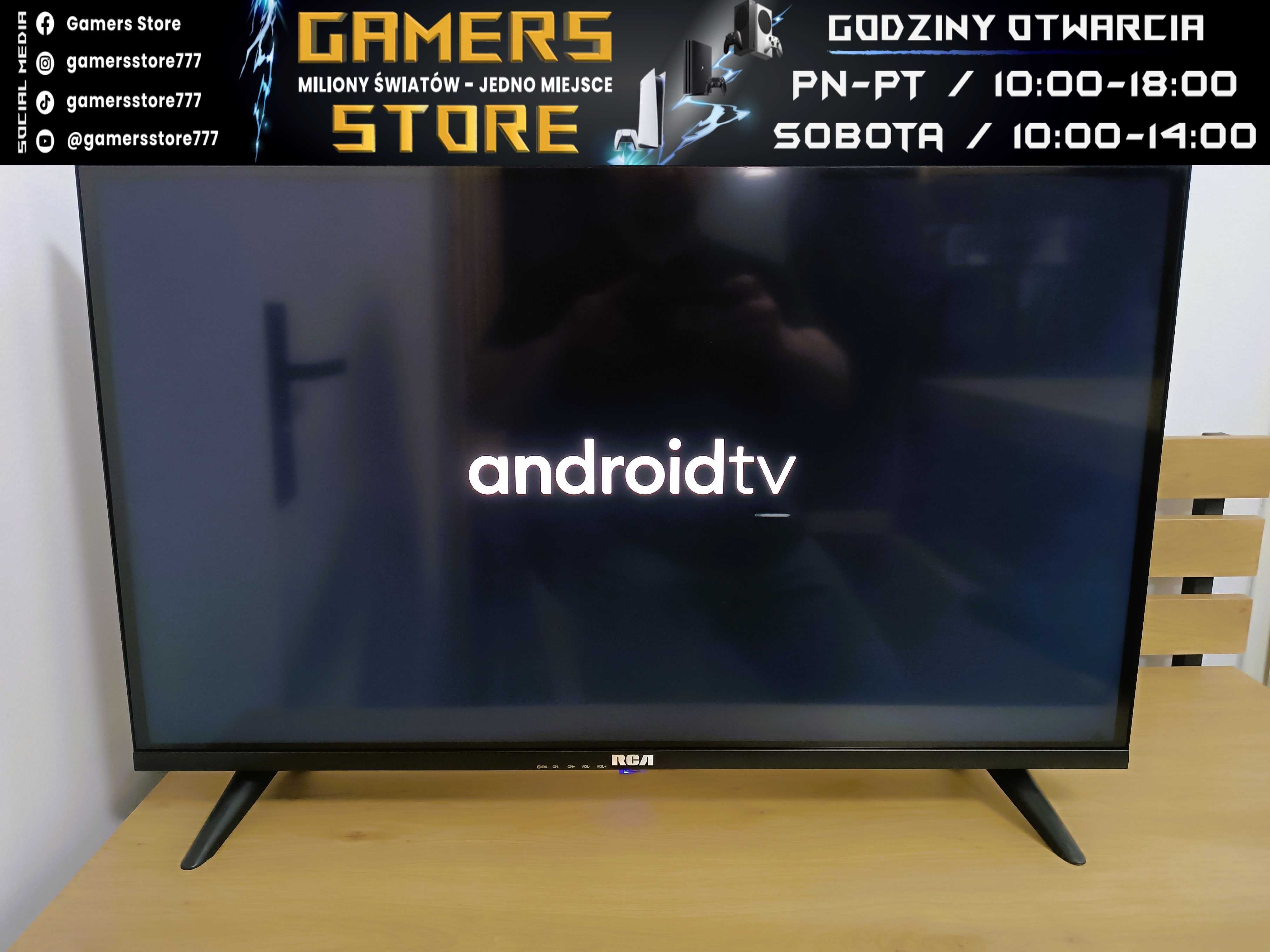 RCA Smart Android TV 32'' Pilot w Aplikacji na Telefonie-GAMERS STORE