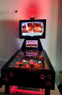 Bartop pinball flipers