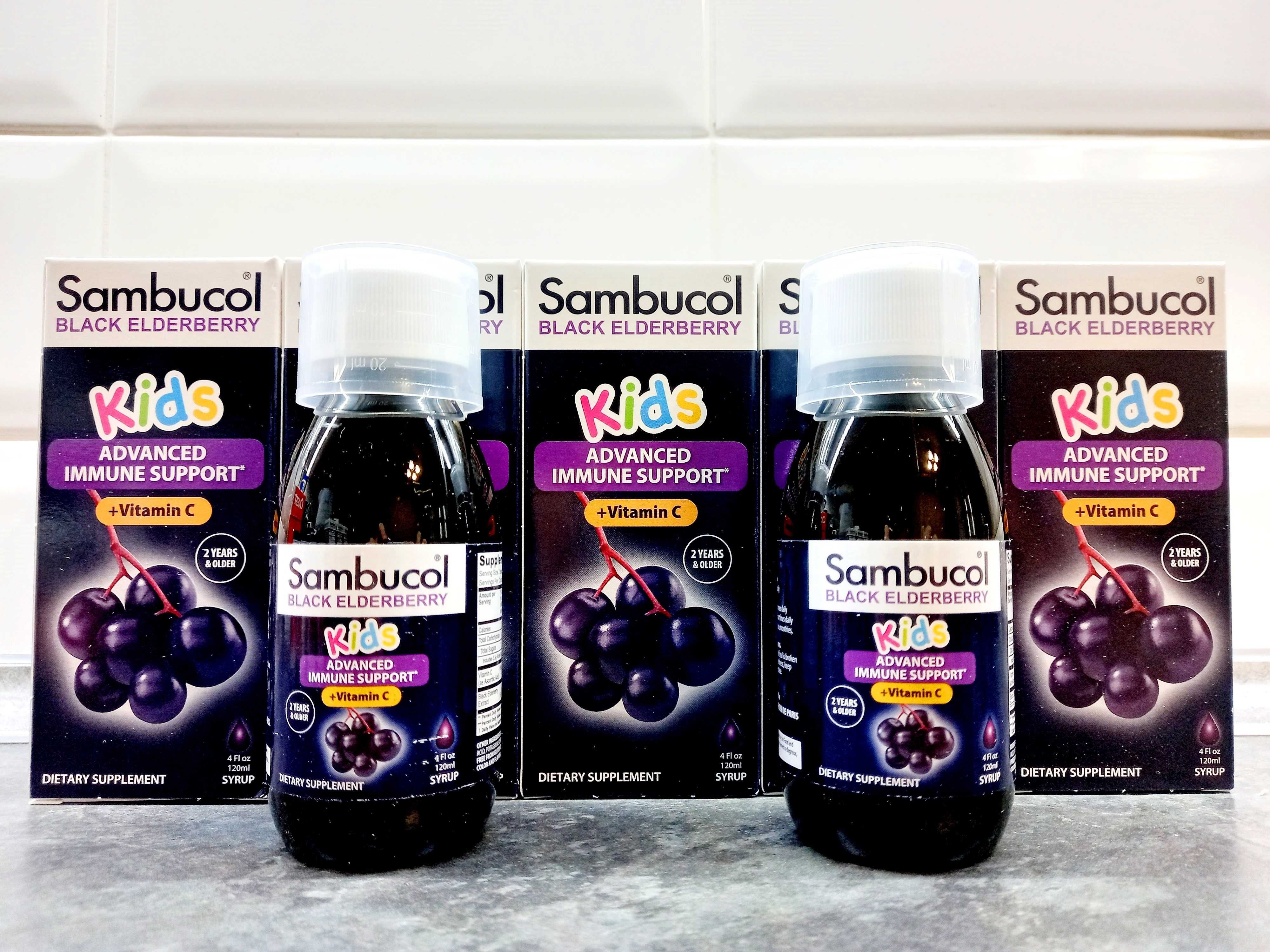 Sambucol, Black Elderberry for kids (120 мл), черная бузина