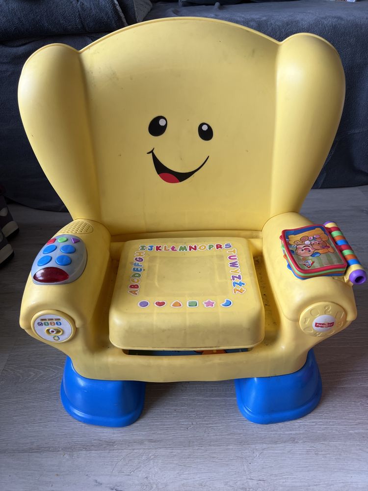 Krzeselko interaktywne fotel fisher price dla dziecka