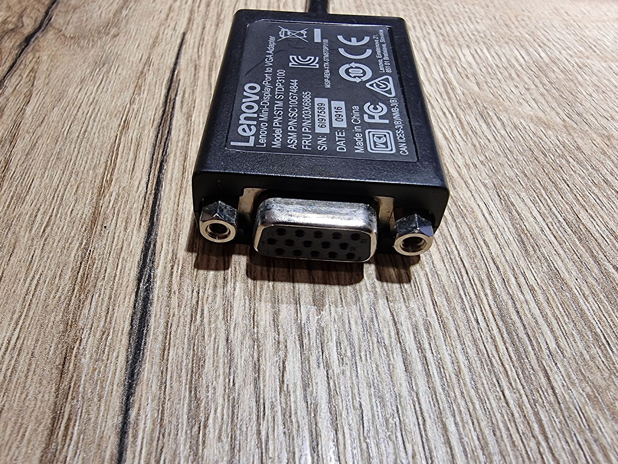 Lenovo Mini Display port to VGA adapter