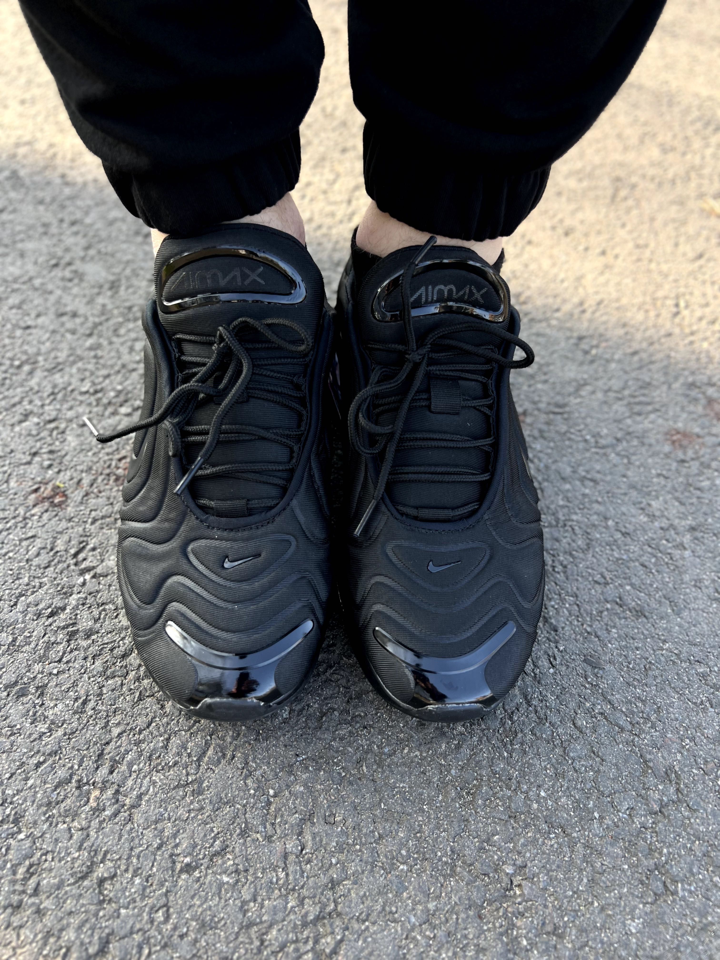 Мужские кроссовки Nike Air Max 720 Black. Размеры 40-45