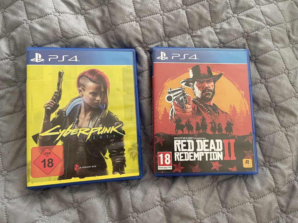 Gry ps4 ps5  cyberpunk rdr2