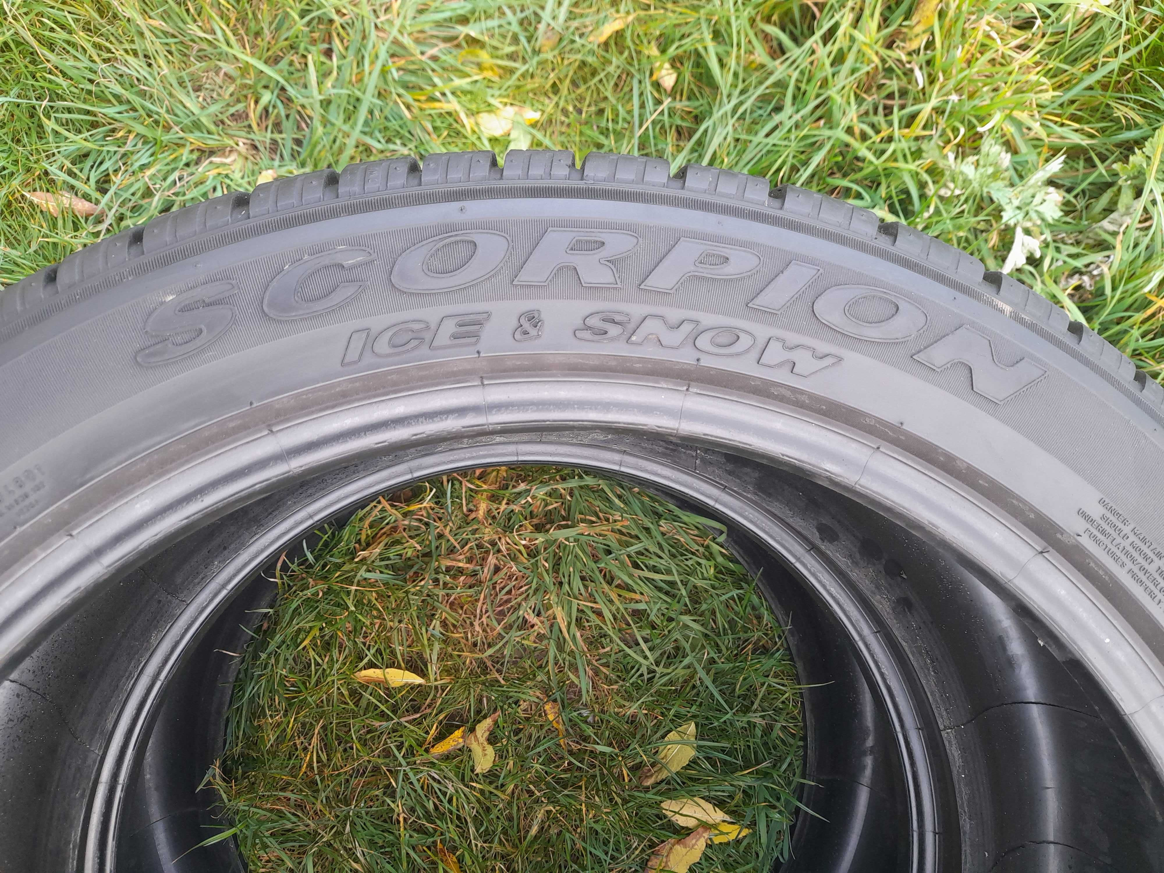 2szt zimówki  pirelli scorpion 265/45 r21 104H  guma 6mm