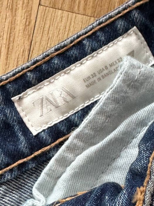 Джинси zara в принт