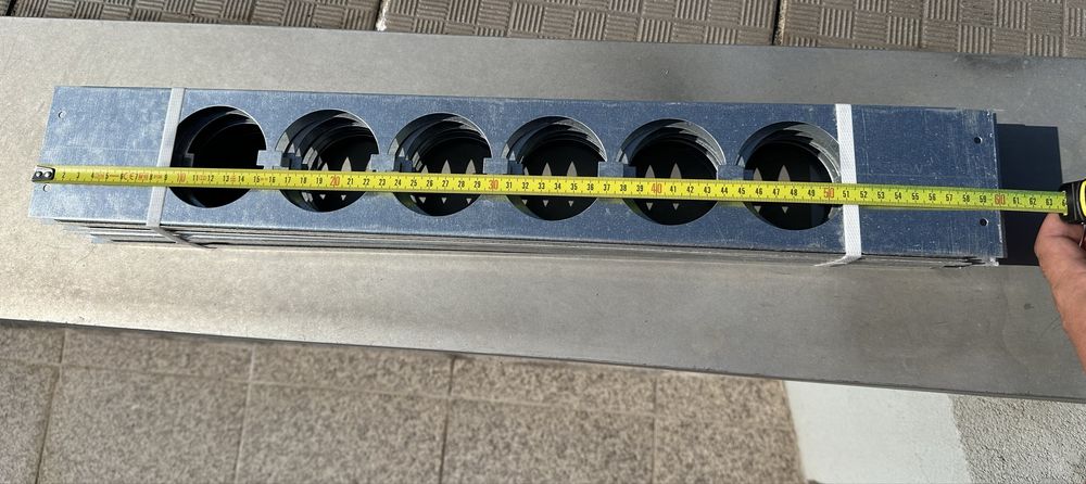 Régua Caixas Pladur Eletricidade/ITED