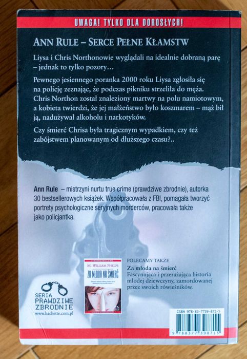 ANN RULE Serce Pełne Kłamstw | True Crime | Hachette Polska 2012