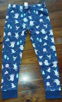F&F, Spodnie od pidżama/leginsy dla dziewczynki, rozmiar 134