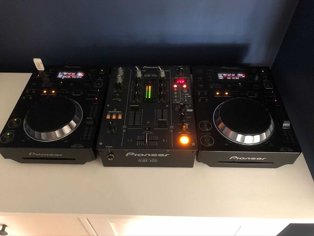 Pioneer DJ DJM 400 + 2x CDJ 350 + Reloop Tape