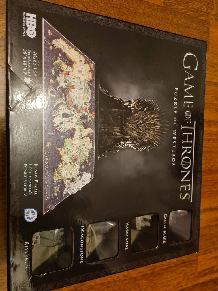 Пазл Game of Thrones 4D Puzzle of Westeros 1400