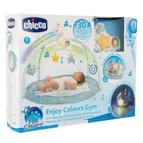 Розвиваючий килимок з проектором-нічником 3 в 1 Chicco Enjoy Colours