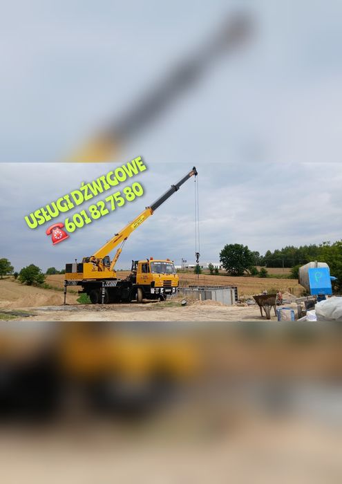 USŁUGI Dźwigowe do 20T TANIO!!!