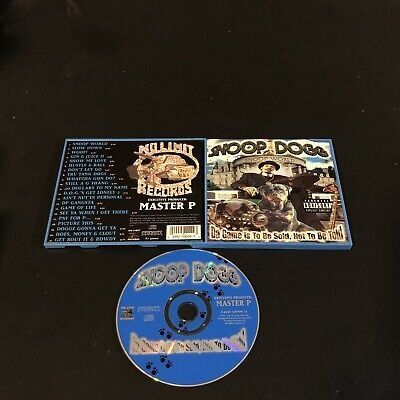 Snoop Dogg CD como novo "Da game is be sold, not to be told"