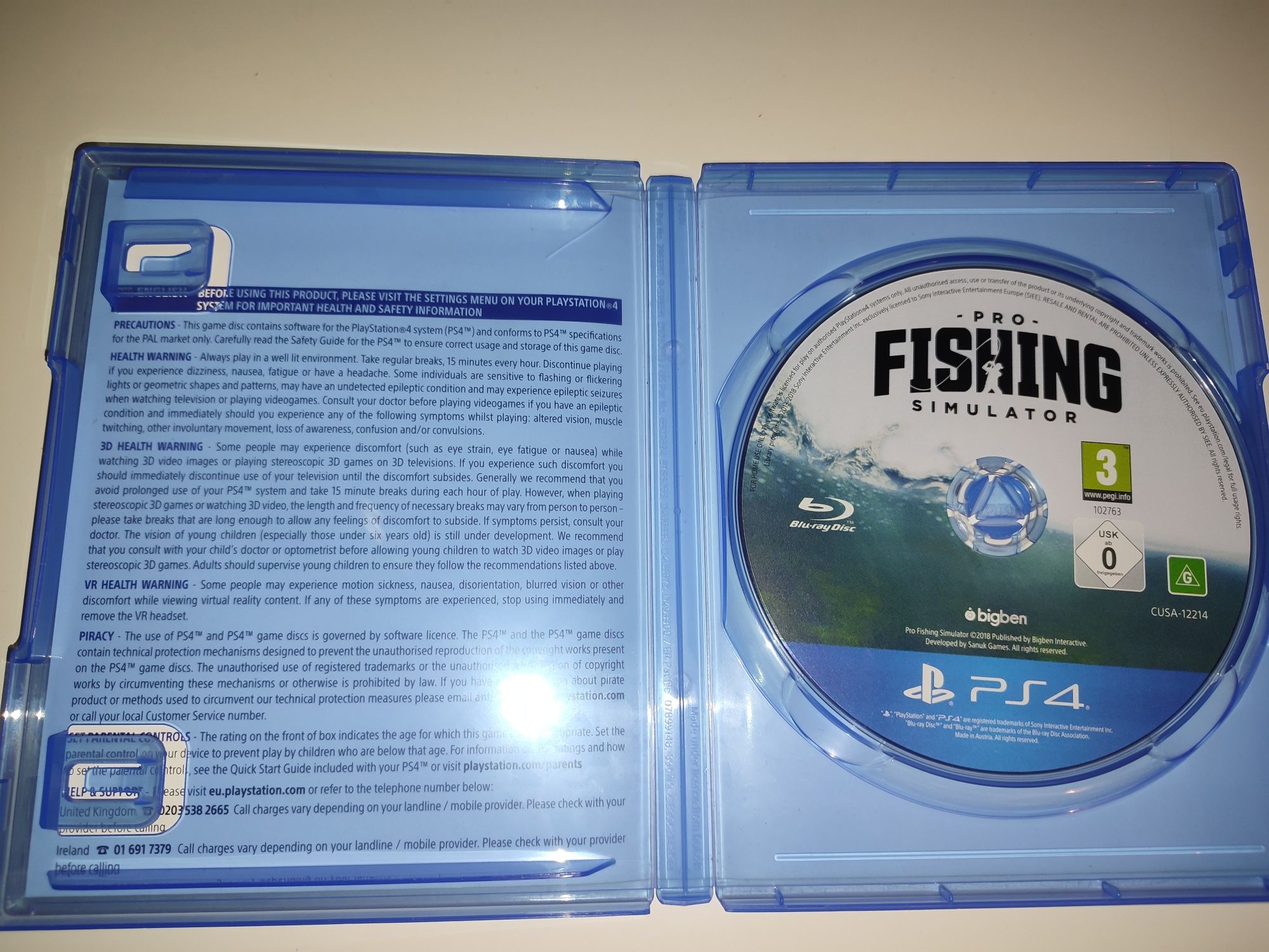 Gra Ps4 Pro Fishing Simulator PL gry PlayStation 4 Łowienie Ryb Truck