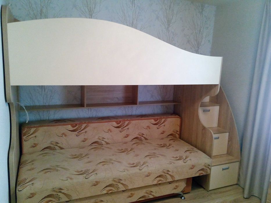 Ліжко двуярусне двоповерхове чердак дитяче доросле диван