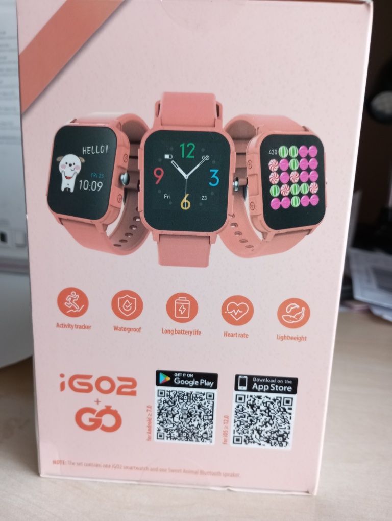 Smartwatch Forever+Głośnik Bluetooth Animal