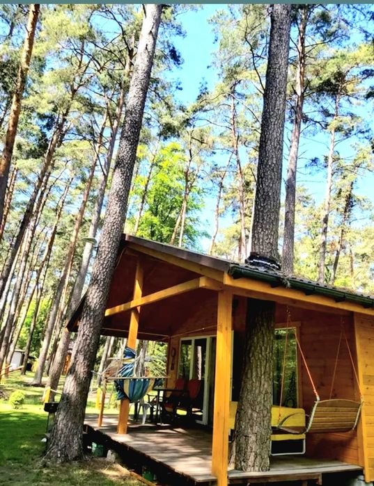 domek letniskowy Mazury Las jezioro