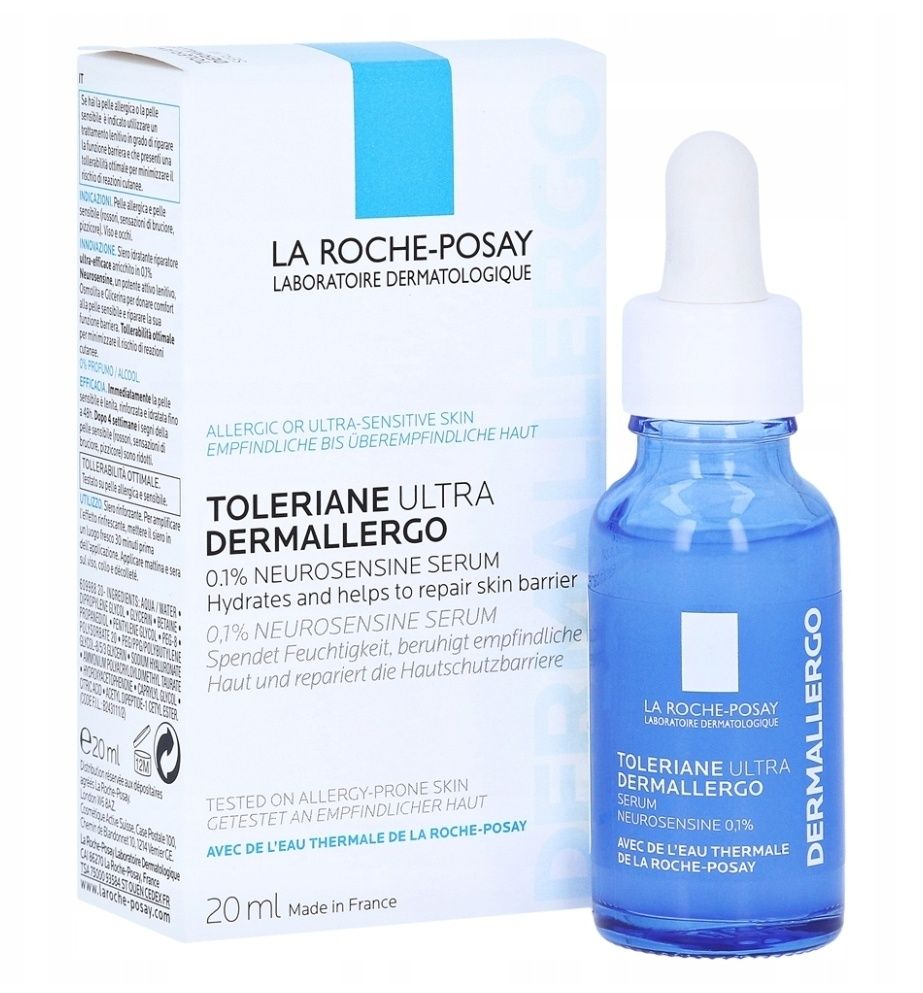 La Roche Toleriane Ultra Dermallergo, сироватка з нейросенсіном, для г