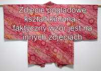 Kimono jedwab Japonia shibori reczna robota