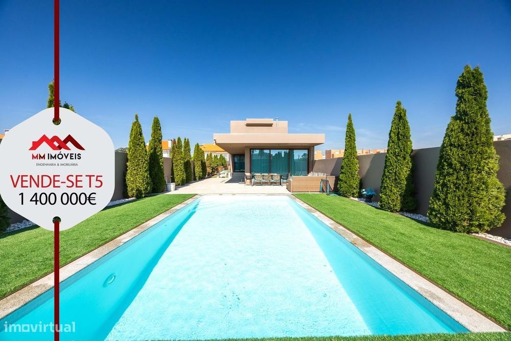 Moradia T5 | Luxo | Vila Nova de Gaia | Praias | Piscina | Jardim
