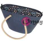 Organizer OBAG KNIT MINI Playa Mini chocomay granat 2 kieszenie OMAY