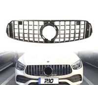 GRELHA FRONTAL PARA MERCEDES CLASSE GLC X253 C253 AMG 20-22 LOOK GT CROMADO