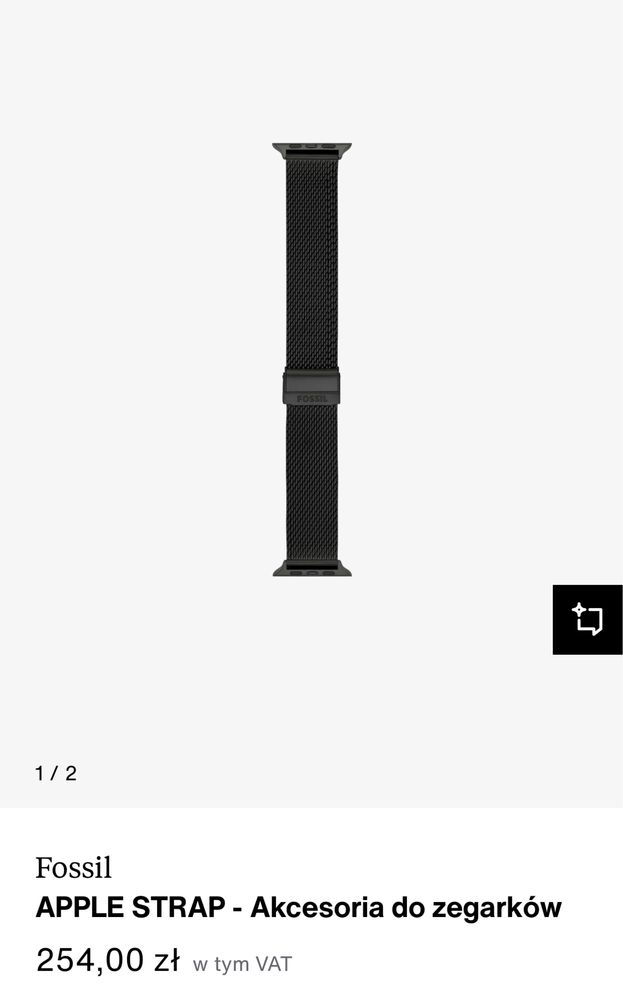 Opaska metalowa Fossil do Apple Watcha