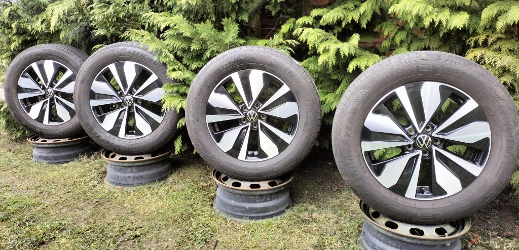 Felgi oryginał VW T-Cross Skoda Kamiq Seat Arona 6Jx16 ET35 5x100