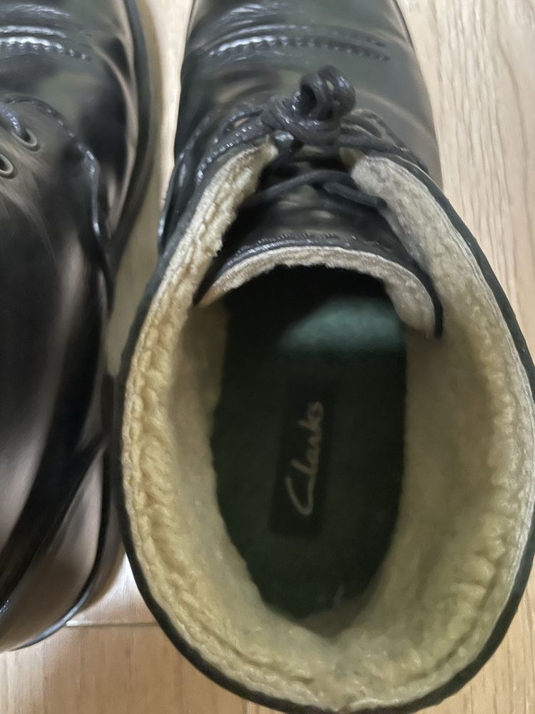 Чоловічі шкіряні черевики Clarks. Оригінал