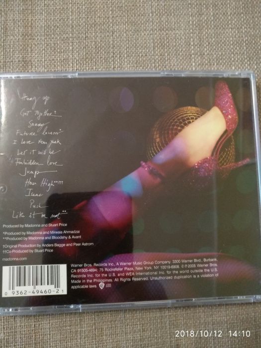 Madonna. Confessions on a dance floor