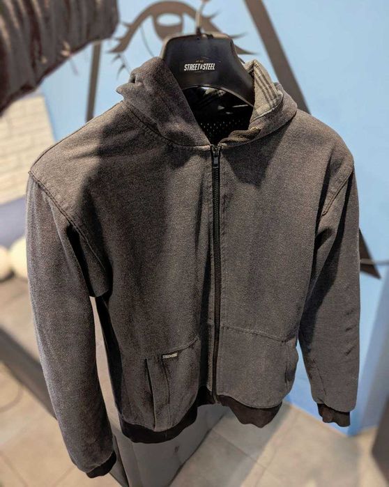 Захисне мото худі Street & Steel Kickstarter, CE-2 вставки лікті/плечі