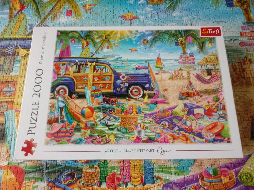 Trefl Puzzle 2000 Tropikalne wakacje kompletne