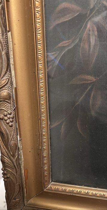 Stary obraz Świetej Rodziny.