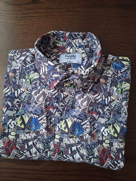 Koszula męska slim fit XL 43-44 bawełna 97%