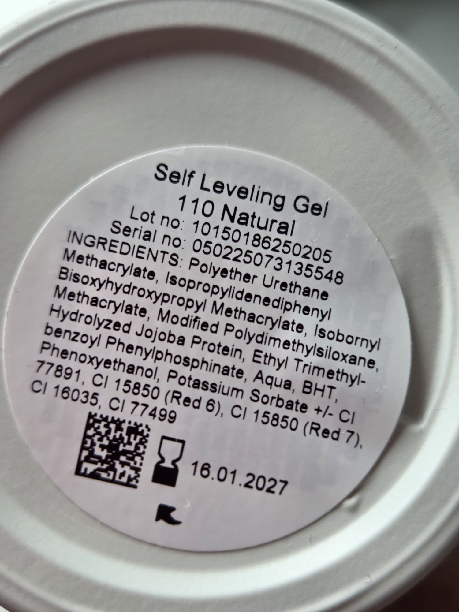Indigo Self Leveling Gel  110 Natural to żel do paznokci 50ml +Top  No