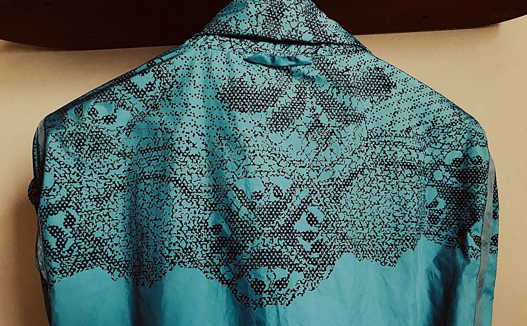 kamizelka sportowa adidas x stella mccartney cienka turkus wzór 36