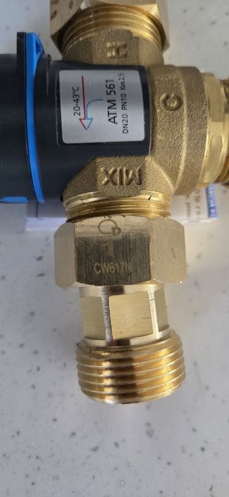 Zawór mieszający termostatyczny ATM561 DN20 20-43°C 1"