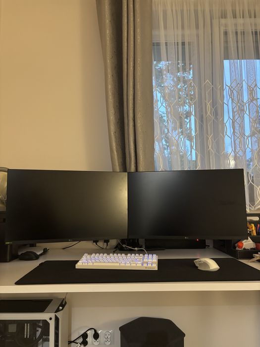Zestaw 2x Monitor LG 27” UltraGear™ 144Hz 27GL850 i uchwyt FIBER
