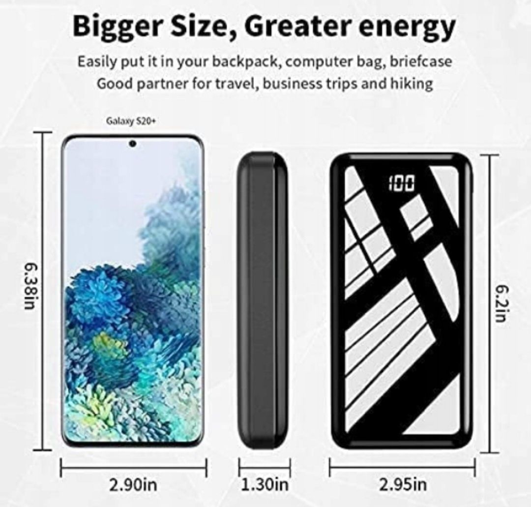 Powerbank Bextoo 30000 mAh czerwony