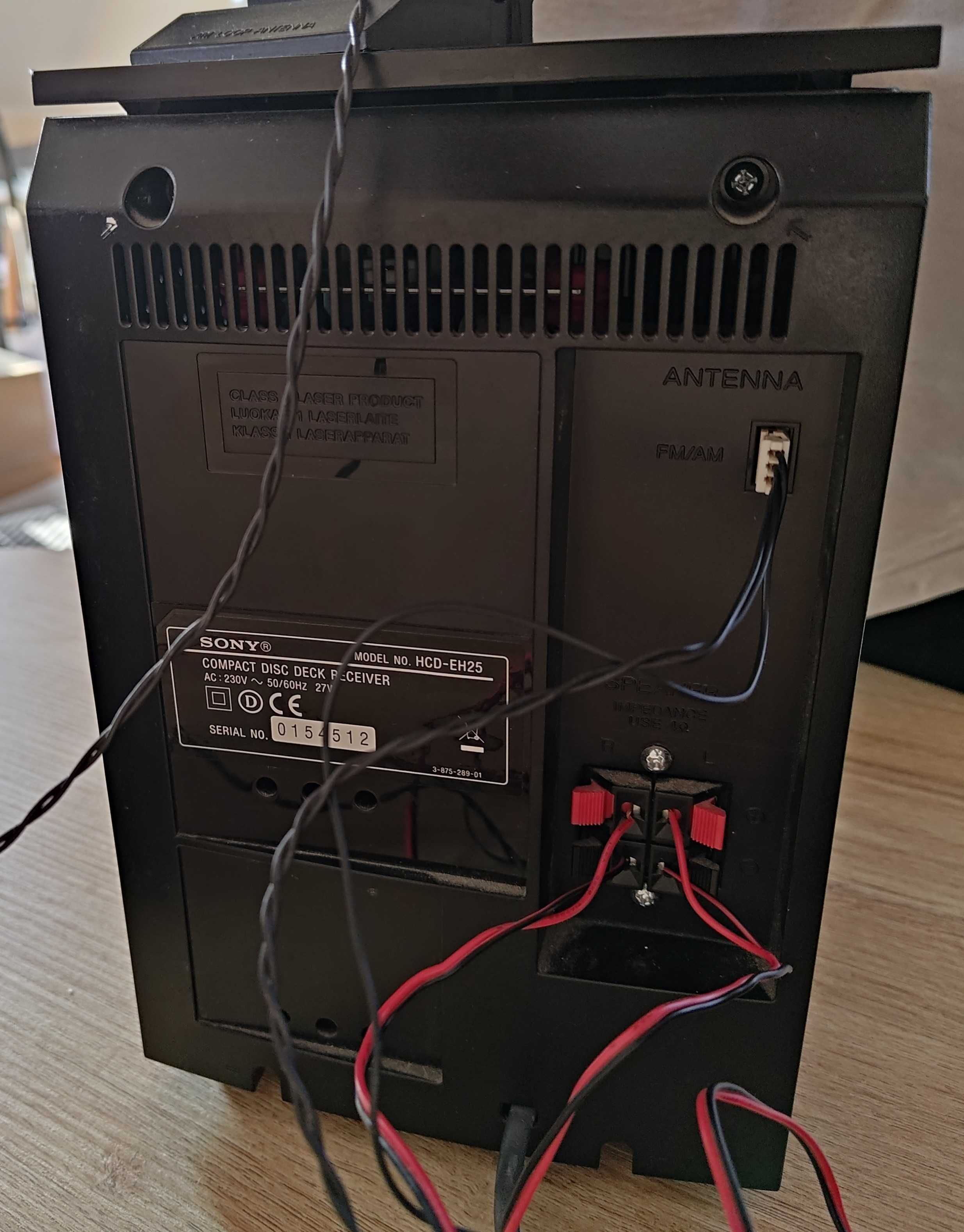 wieża SONY CMT-EH25 hcd-eh25 USZKODZONE