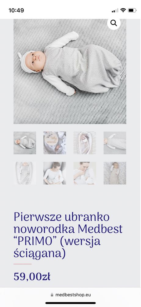 Pierwsze ubranko, koszulka firmy Medbest