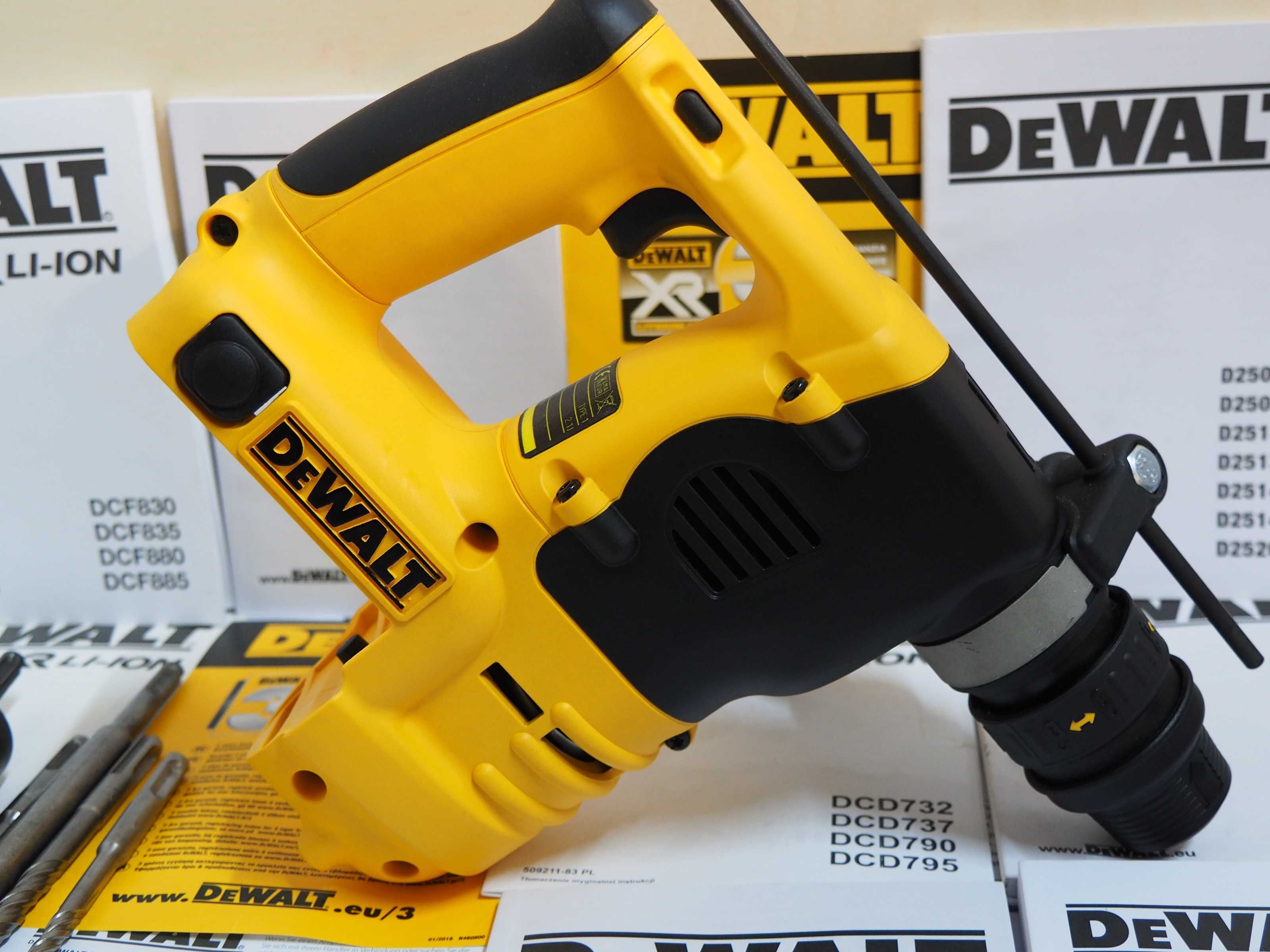 DEWALT DC 224 młotowiertarka SDS-PLUS młot 24v NI-CD,MH elu bti berner