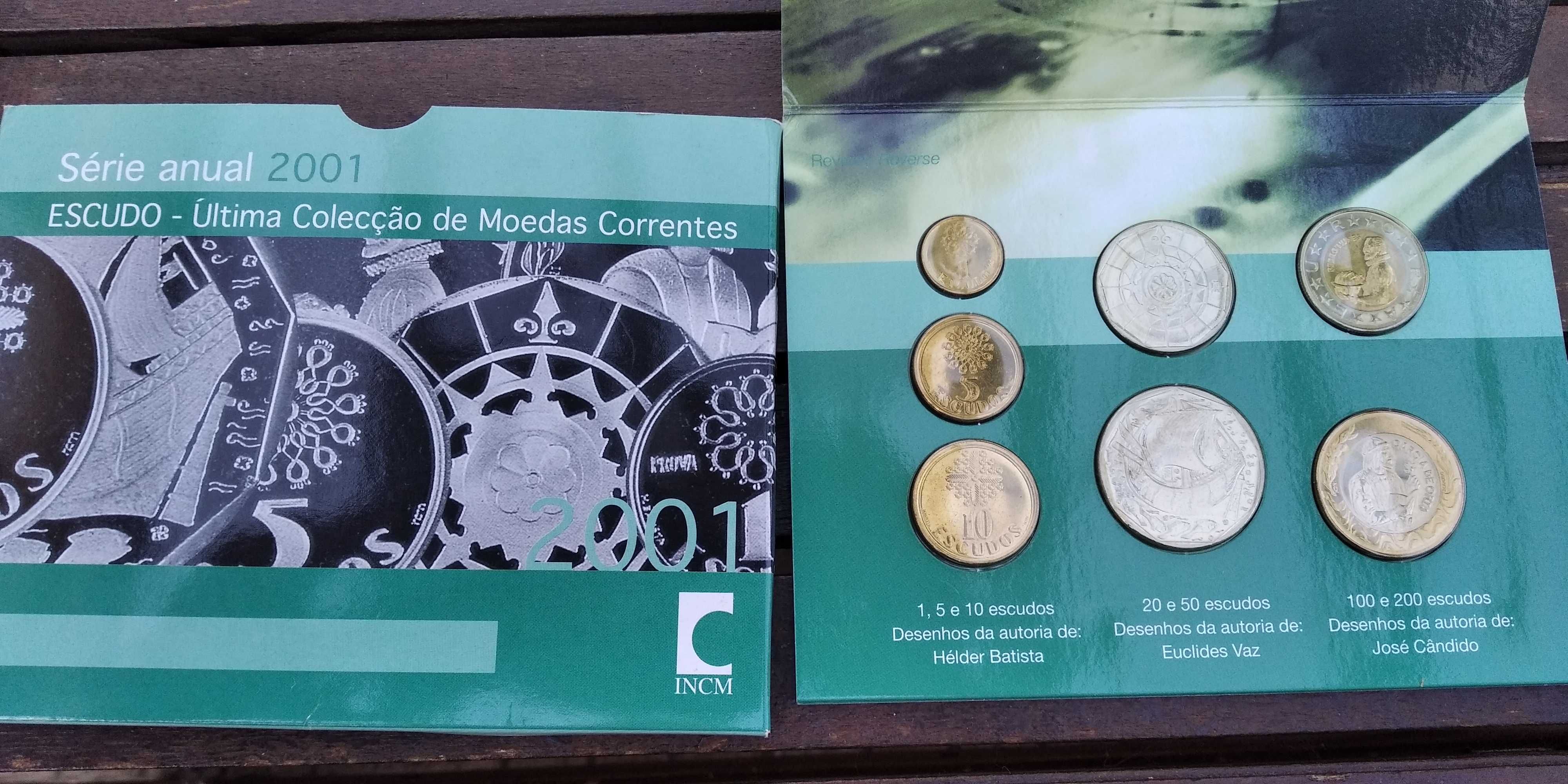 Moedas serie anual 2001