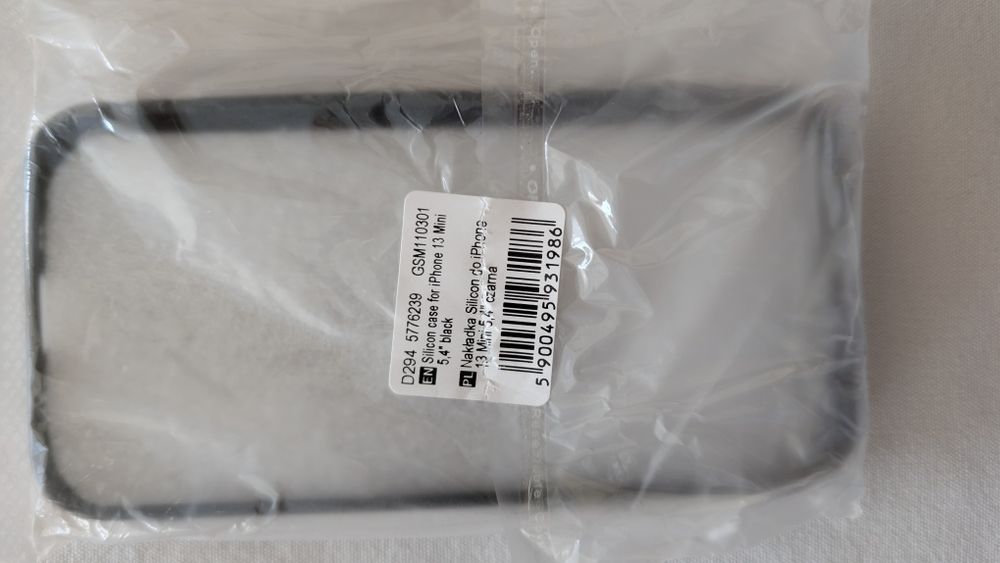 Etui case silikon iPhone 13 mini czarny